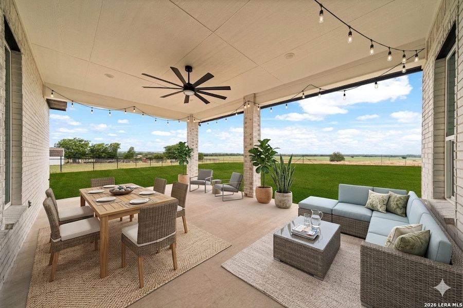 Exterior details and patio area of a home in , Castroville (Image 31).