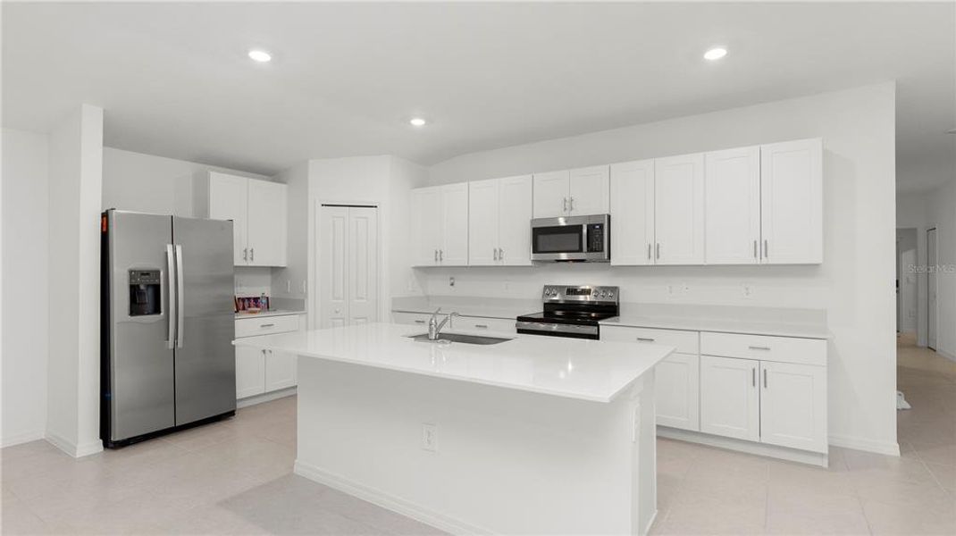 Furnished interior view inside a new home in Cypress Point at Lake Parker: The Estates, Lakeland (Image 11).