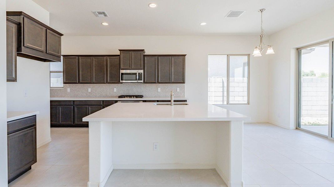 Furnished interior view inside a new home in Hacienda at Estrella, Goodyear (Image 10).