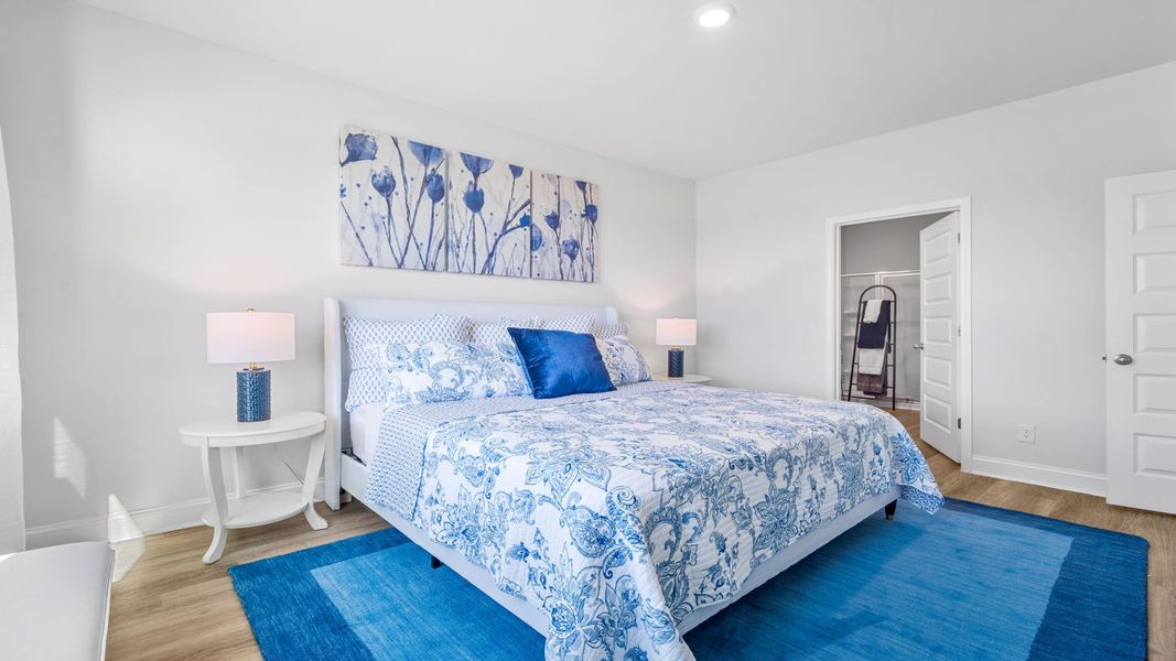 Furnished interior view inside a new home in The Groves at Bees Creek, Ridgeland (Image 16).