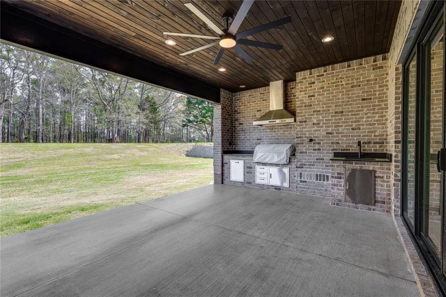Exterior details and patio area of a home in , Monroe (Image 36). Exterior details and patio area of a home in , Monroe (Image 36).