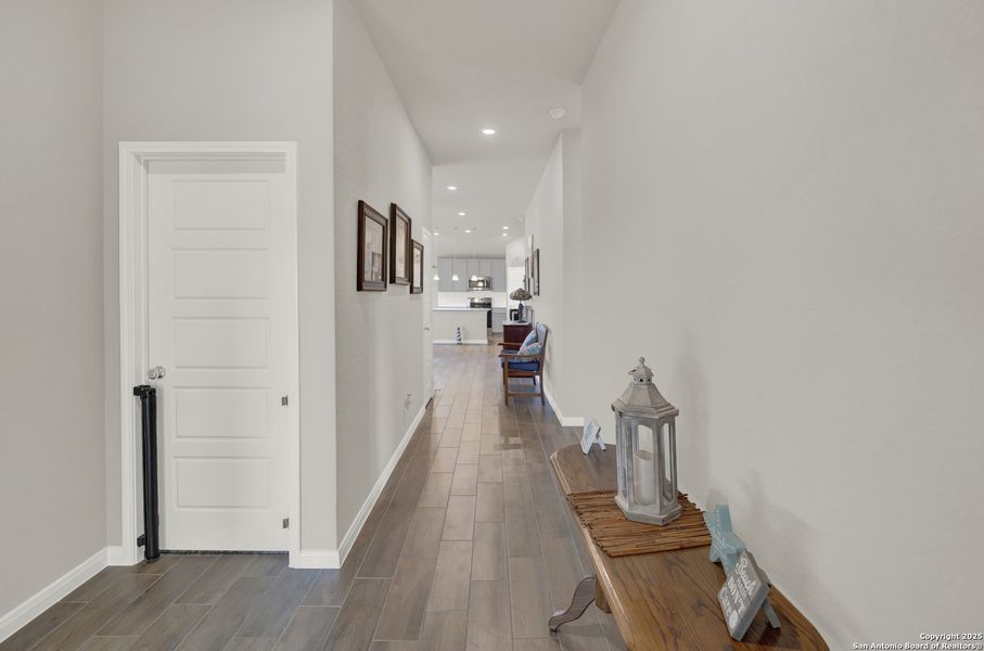 Furnished interior view inside a new home in Chaparral Ranch, Floresville (Image 4).