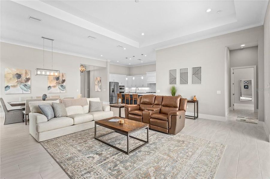 Furnished interior view inside a new home in , Bradenton (Image 13). Furnished interior view inside a new home in , Bradenton (Image 13).