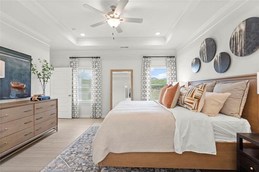 Furnished interior view inside a new home in Laurel Ridge, Rock Spring (Image 15).