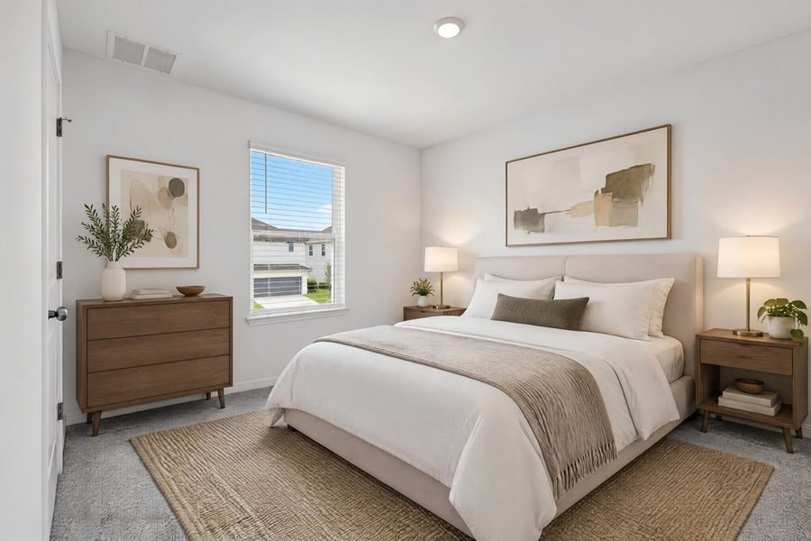 Representative furnished interior of a home built from the Grouse by Taylor Morrison in Emory Crossing, Hutto (Image 12).