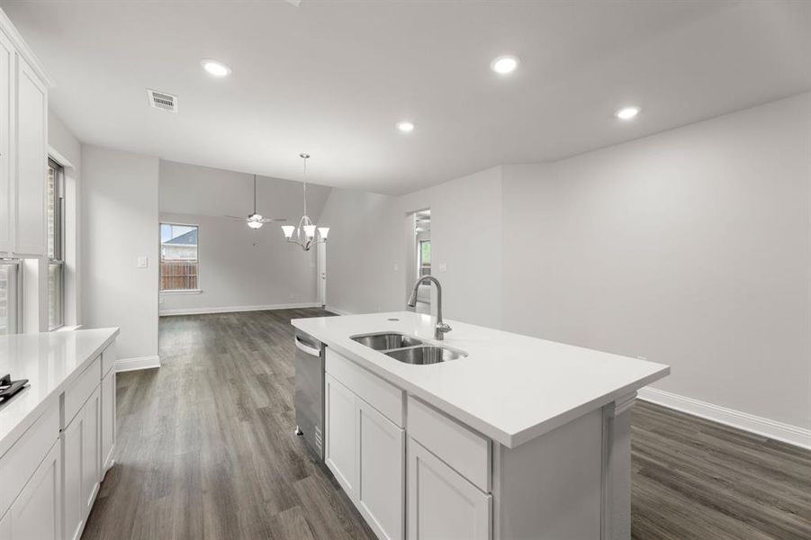 Furnished interior view inside a new home in Cambridge Crossing, Celina (Image 6).