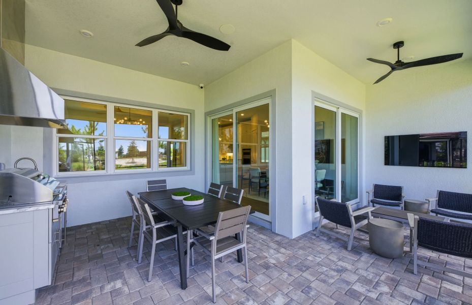 Representative exterior details of a home built from the Mystique by Del Webb in Del Webb Explore North River Ranch, Parrish (Image 4).