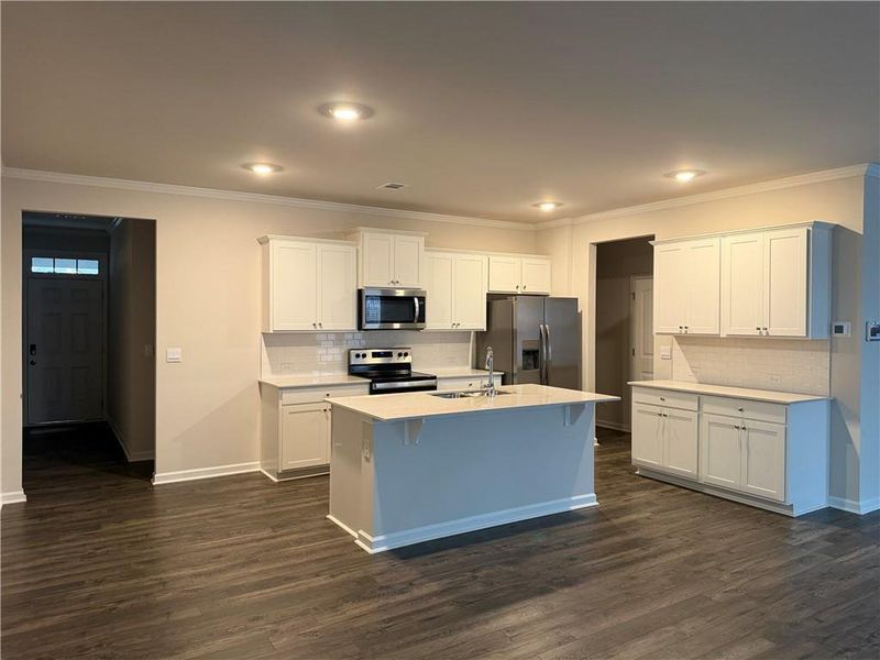 Furnished interior view inside a new home in , Acworth (Image 8). Furnished interior view inside a new home in , Acworth (Image 8).
