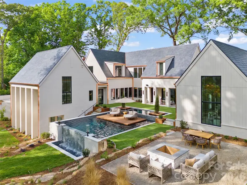 Exterior details and patio area of a home in , Charlotte (Image 31).