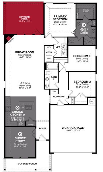 2D floor plan layout of this home in Enclave at Legacy Hills, Celina, TX (Image 2). 2D floor plan layout of this home in Enclave at Legacy Hills, Celina, TX (Image 2).