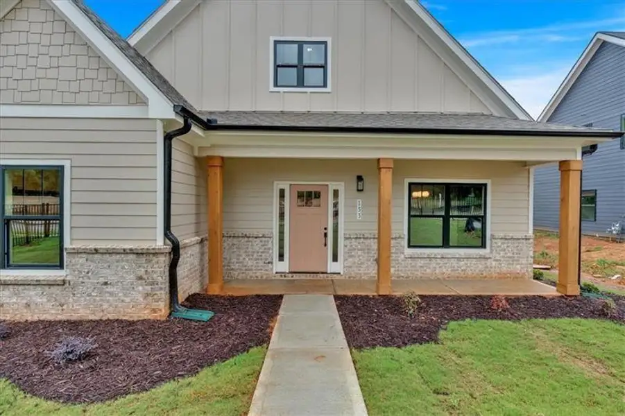 Exterior details and patio area of a home in Ferguson Corners, Emerson (Image 3).