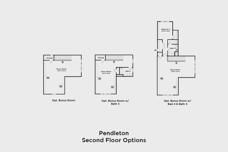 2D floor plan layout for the Pendleton by DRB Homes in Station Pointe, Angier, NC (Image 24). 2D floor plan layout for the Pendleton by DRB Homes in Station Pointe, Angier, NC (Image 24).