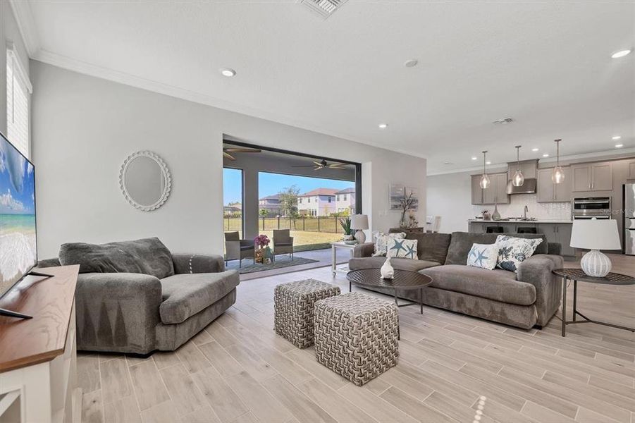 Furnished interior view inside a new home in , Bradenton (Image 12). Furnished interior view inside a new home in , Bradenton (Image 12).