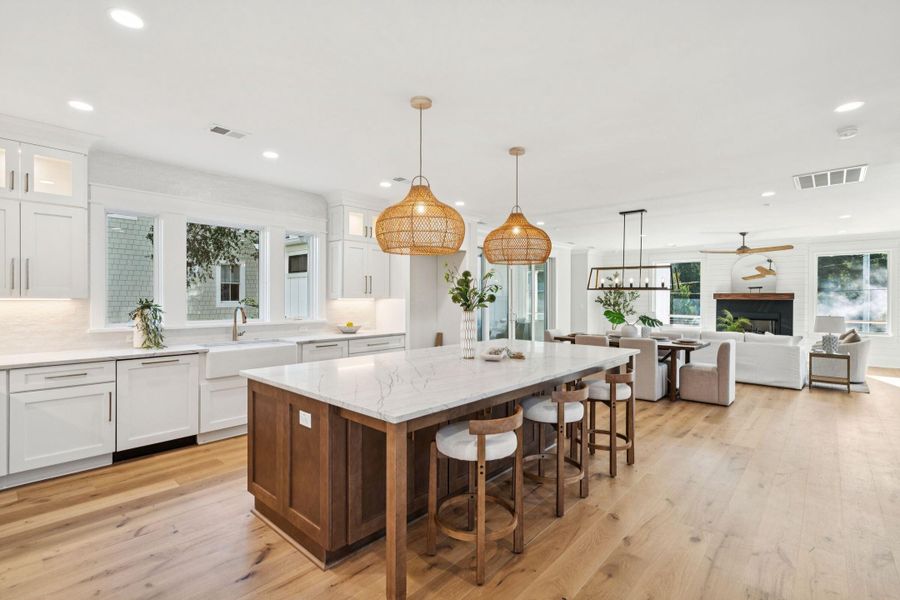 Furnished interior view inside a new home in , Isle Of Palms (Image 15). Furnished interior view inside a new home in , Isle Of Palms (Image 15).