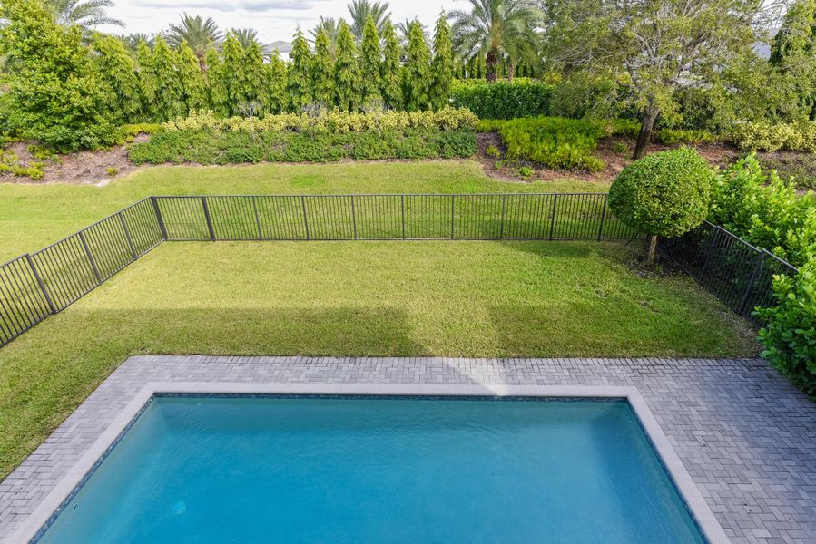 View from upstairs terrace
