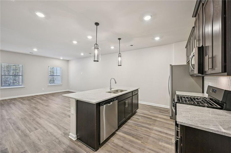 Furnished interior view inside a new home in , Conyers (Image 17).