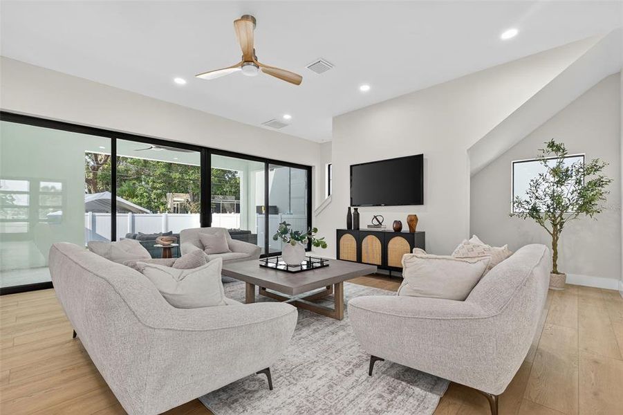 Furnished interior view inside a new home in , St. Petersburg (Image 10).