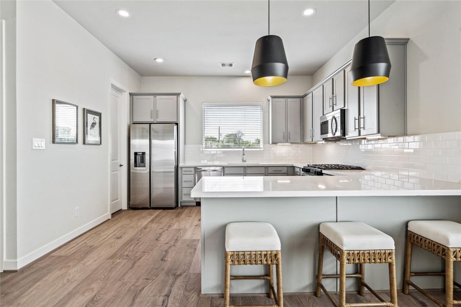Furnished interior view inside a new home in Willowbend Point, Houston (Image 18).