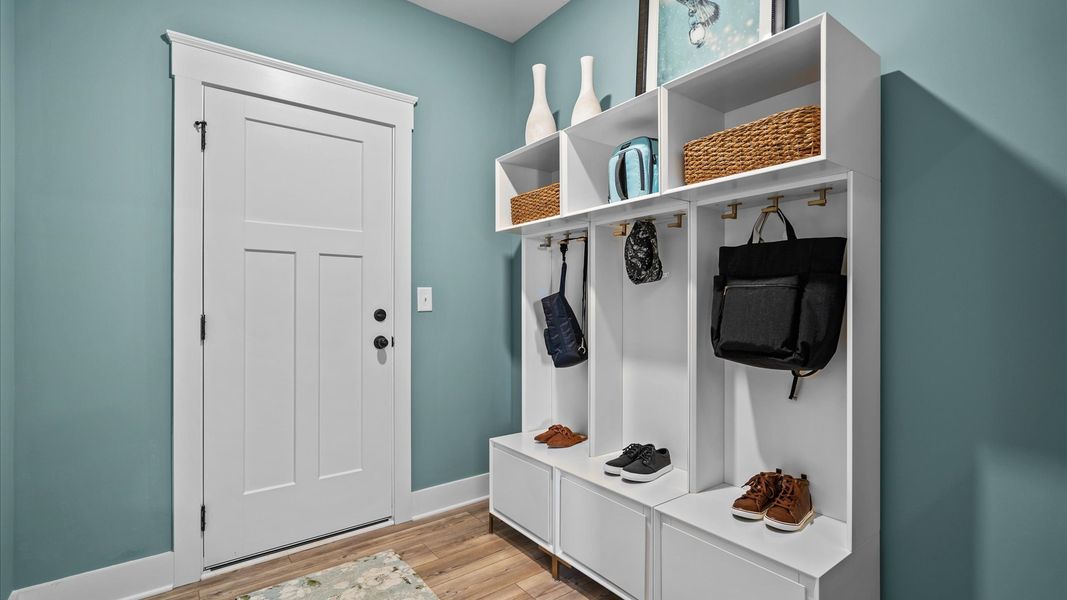 Representative furnished interior of a home built from the Stonehaven by DRB Homes in Pinebrook, Woodruff (Image 16).