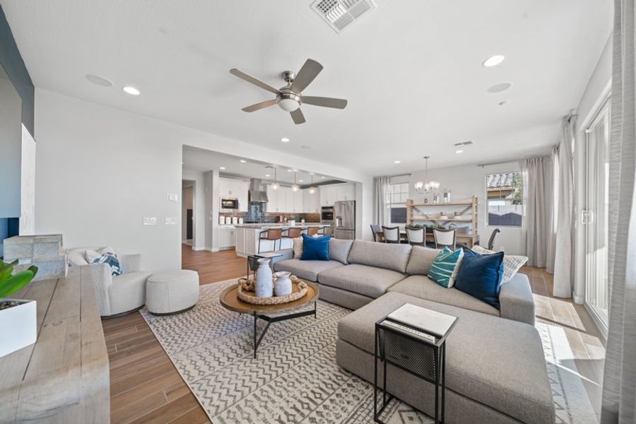 Furnished interior view inside a new home in Parkside, Avondale (Image 15).