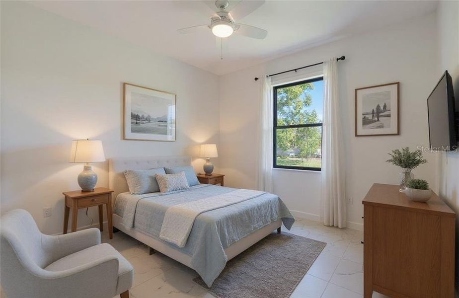 Furnished interior view inside a new home in , Cape Coral (Image 29).
