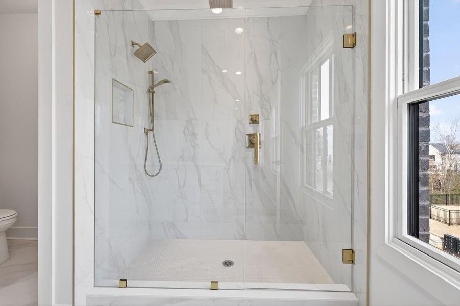 Close-up of interior finishes inside a home in Skyview On Broad, Sugar Hill (Image 15).