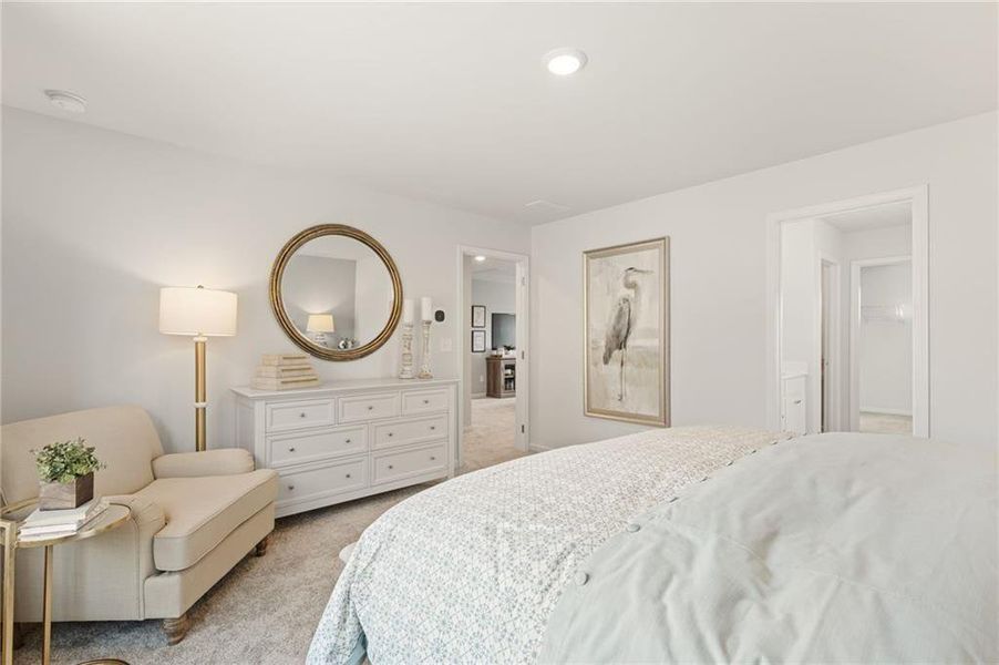 Furnished interior view inside a new home in Union Heights, Flowery Branch (Image 11). Furnished interior view inside a new home in Union Heights, Flowery Branch (Image 11).