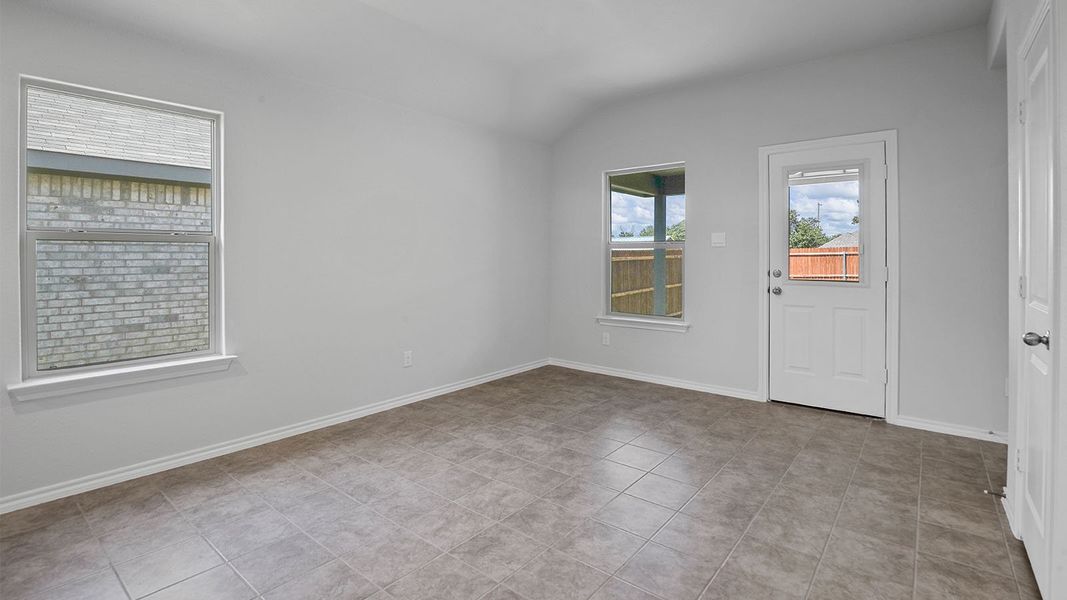 Representative unfurnished interior of a home built from the Brooke by D.R. Horton in The Hills at Reunion, Newark (Image 16). Representative unfurnished interior of a home built from the Brooke by D.R. Horton in The Hills at Reunion, Newark (Image 16).