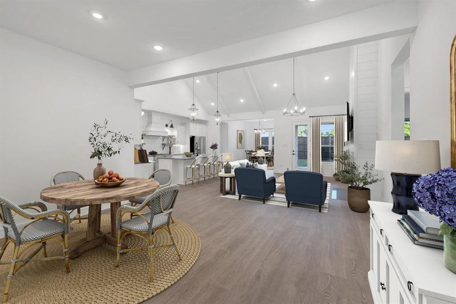 Furnished interior view inside a new home in Sterling Greene, Arlington (Image 16).