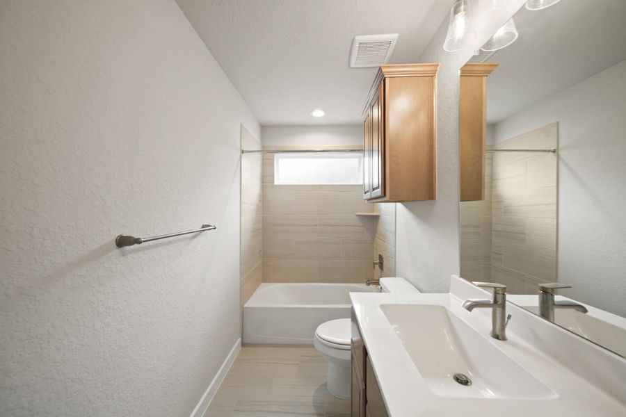 Furnished interior view inside a new home in Morton Creek Ranch, Katy (Image 6). Furnished interior view inside a new home in Morton Creek Ranch, Katy (Image 6).