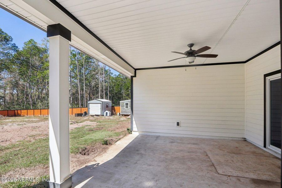 Exterior details and patio area of a home in , Middleburg (Image 26). Exterior details and patio area of a home in , Middleburg (Image 26).
