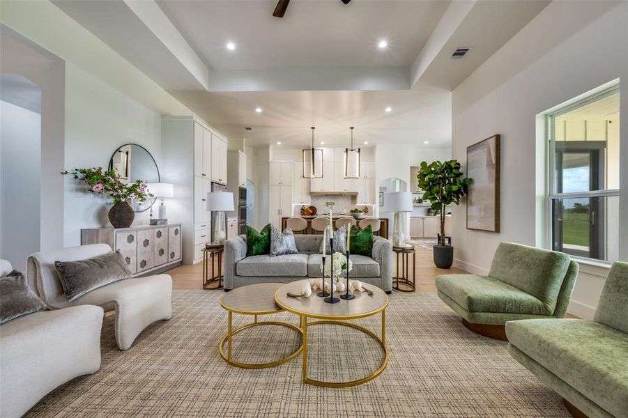 Furnished interior view inside a new home in , Northlake (Image 10). Furnished interior view inside a new home in , Northlake (Image 10).