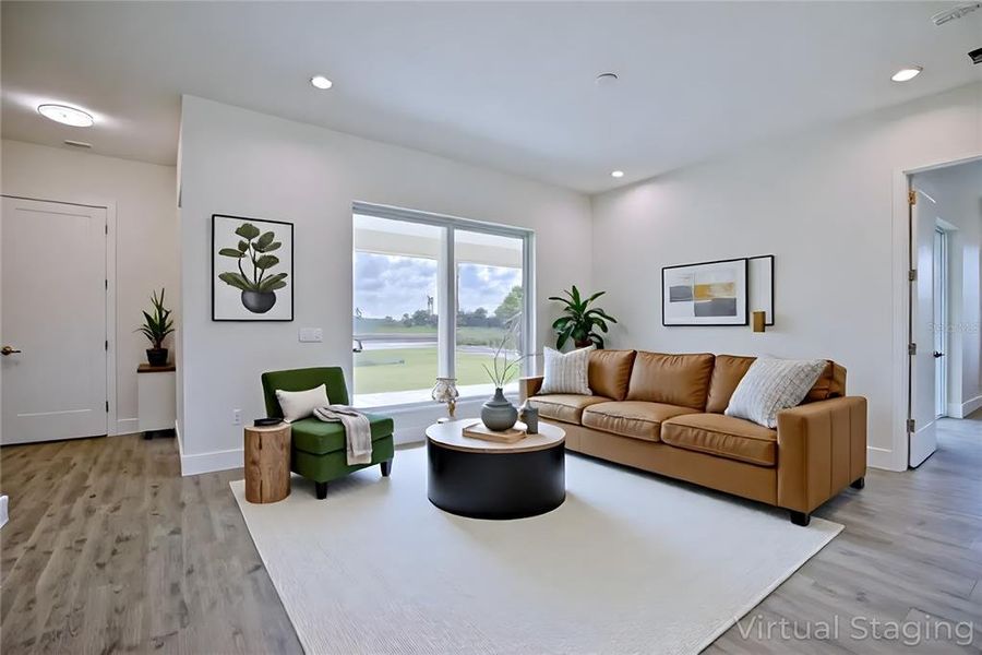 Furnished interior view inside a new home in , Sebring (Image 9).