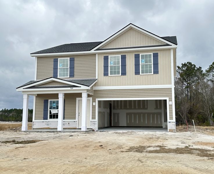 In-progress construction of a new home in Doctor's Creek, Ludowici, GA (Image 5).