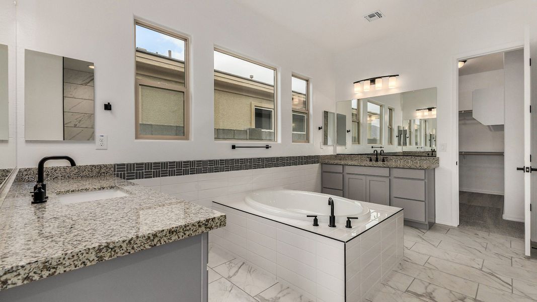 Furnished interior view inside a new home in Windrose, Waddell (Image 27). Furnished interior view inside a new home in Windrose, Waddell (Image 27).