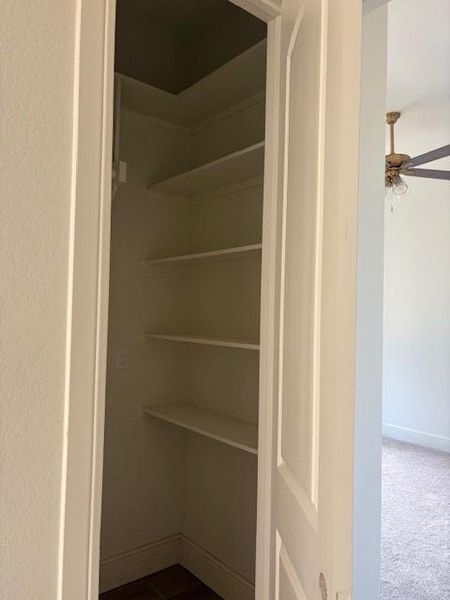View of closet
