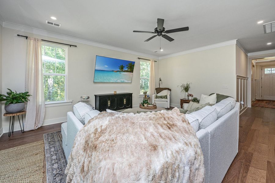 Furnished interior view inside a new home in , Awendaw (Image 20).