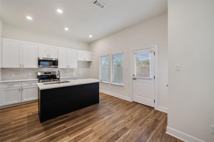 Furnished interior view inside a new home in , Willis (Image 8).