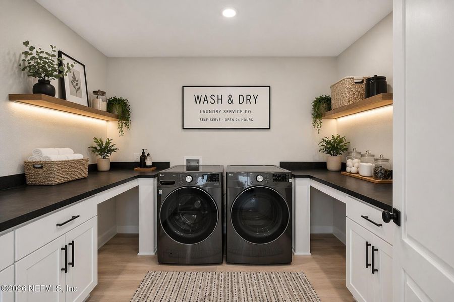 Furnished interior view inside a new home in , Middleburg (Image 64).