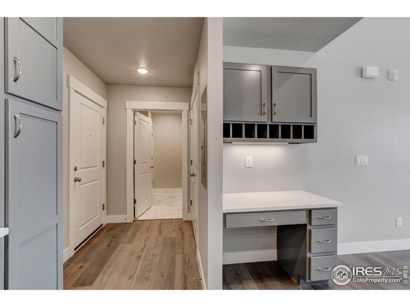 Furnished interior view inside a new home in Highlands at Fox Hill - The Flats, Longmont (Image 12). Furnished interior view inside a new home in Highlands at Fox Hill - The Flats, Longmont (Image 12).