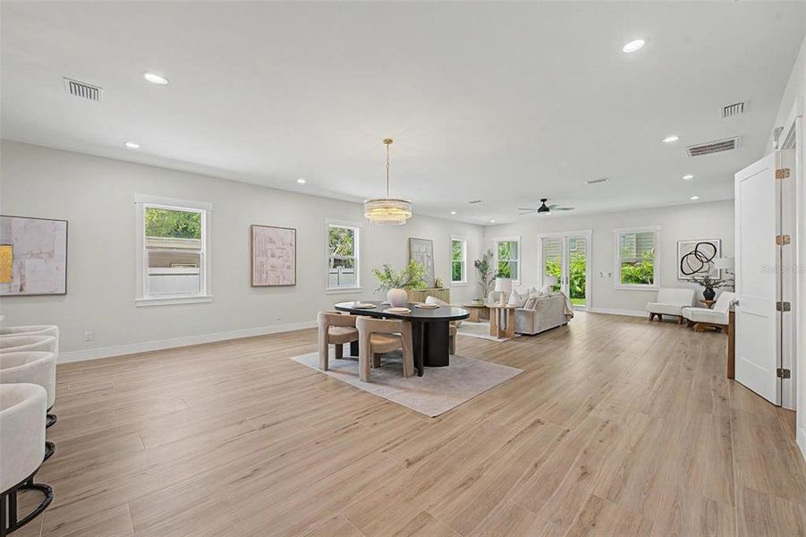 Furnished interior view inside a new home in , Tampa (Image 7). Furnished interior view inside a new home in , Tampa (Image 7).