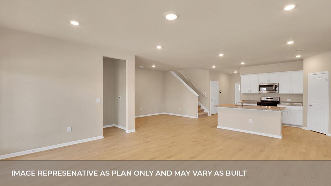 Spacious, unfurnished interior of a new home in Bar W Ranch, Leander (Image 18).