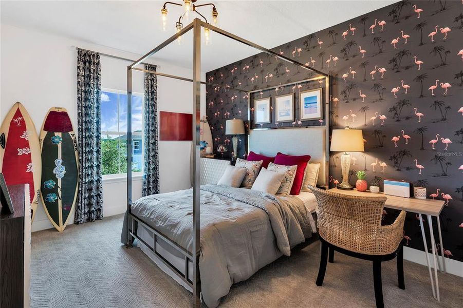 Furnished interior view inside a new home in Northlake At Ovation, Winter Garden (Image 12).