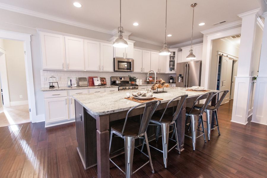 Representative furnished interior of a home built from the McKinley by Bill Clark Homes in The Sanctuary at Sunset Beach, Sunset Beach (Image 110). Representative furnished interior of a home built from the McKinley by Bill Clark Homes in The Sanctuary at Sunset Beach, Sunset Beach (Image 110).