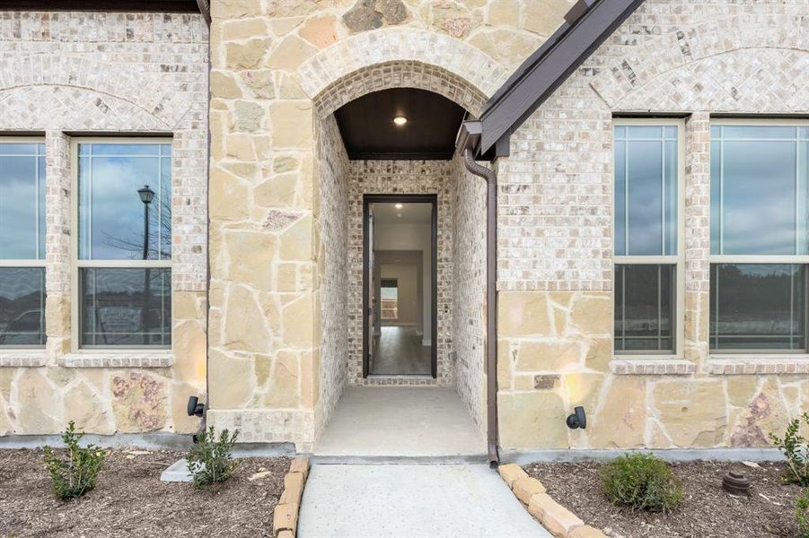 Exterior details and patio area of a home in Addison Hills, Cedar Hill (Image 28).