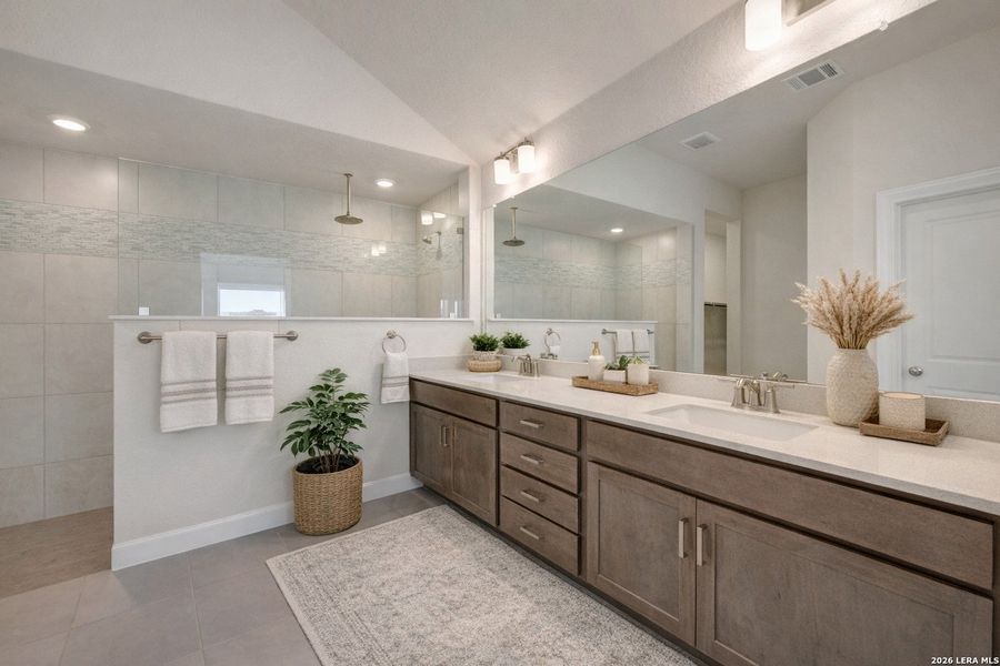 Furnished interior view inside a new home in Meyer Ranch – Legacy Series, New Braunfels (Image 10).