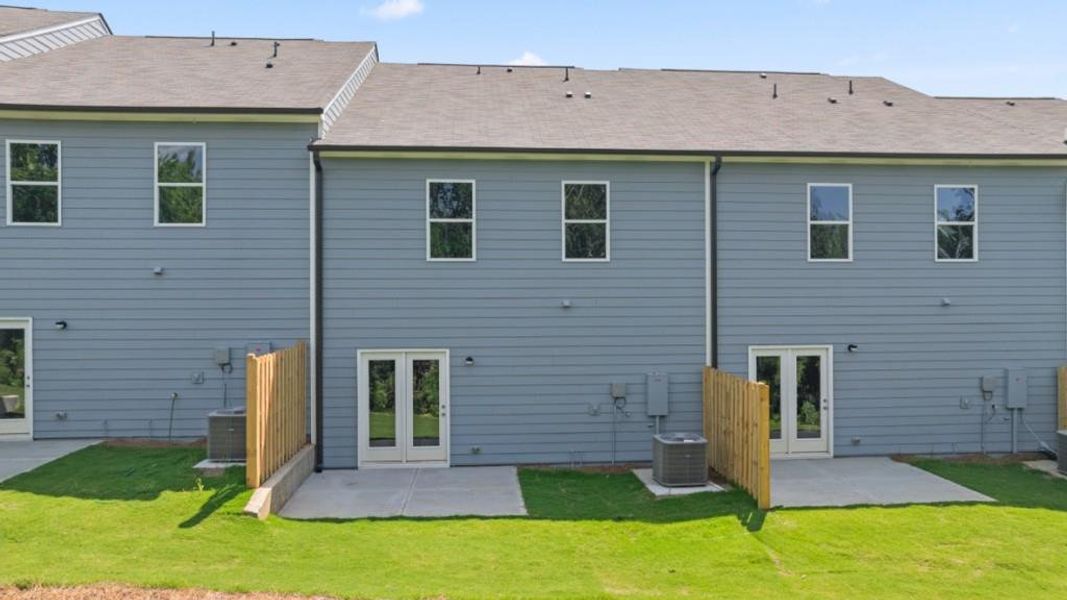 Exterior details and patio area of a home in Rolling Meadows, Jasper (Image 3). Exterior details and patio area of a home in Rolling Meadows, Jasper (Image 3).
