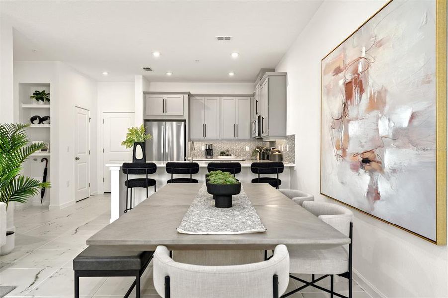 Furnished interior view inside a new home in , Orlando (Image 6).