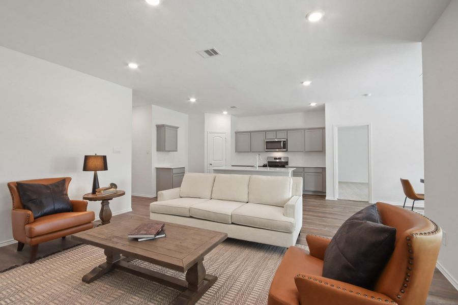 Furnished interior view inside a new home in Grand Pines, Magnolia (Image 7). Furnished interior view inside a new home in Grand Pines, Magnolia (Image 7).