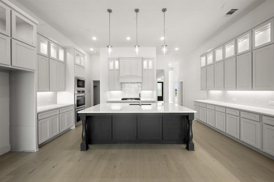 Furnished interior view inside a new home in High Country, Burleson (Image 6).